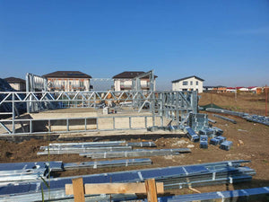 Installation of Metal Structure for a Two-Story House thumbnail