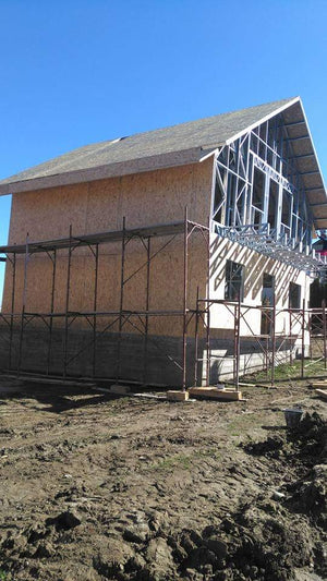 Installation of Metal Structure and Exterior Cladding with OSB and Expanded Polystyrene in Pitesti thumbnail