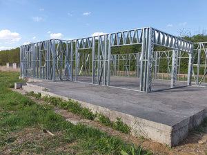 Installation of Metal Structure for Exterior Walls of a 320 sqm House Project in Snagov thumbnail