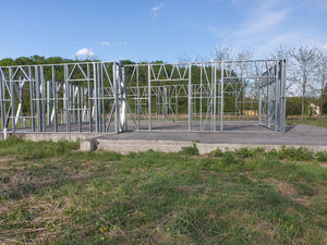 Installation of Metal Structure for Exterior Walls of a 320 sqm House Project in Snagov thumbnail
