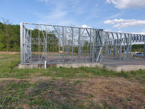 Installation of Metal Structure for Exterior Walls of a 320 sqm House Project in Snagov thumbnail