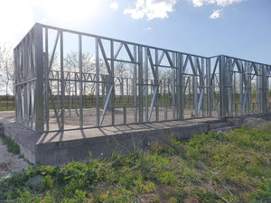 Installation of Metal Structure for Exterior Walls of a 320 sqm House Project in Snagov thumbnail