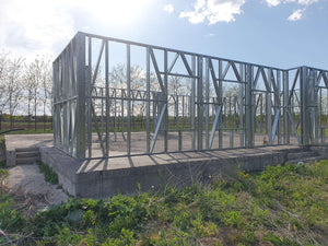 Installation of Metal Structure for Exterior Walls of a 320 sqm House Project in Snagov thumbnail