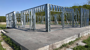 Installation of Metal Structure for Exterior Walls of a 320 sqm House Project in Snagov thumbnail