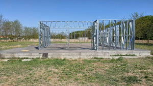 Installation of Metal Structure for Exterior Walls of a 320 sqm House Project in Snagov thumbnail
