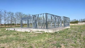 Installation of Metal Structure for Exterior Walls of a 320 sqm House Project in Snagov thumbnail