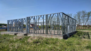 Installation of Metal Structure for Exterior Walls of a 320 sqm House Project in Snagov thumbnail