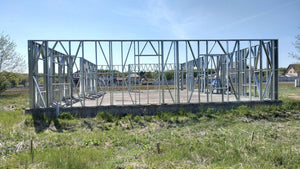 Installation of Metal Structure for Exterior Walls of a 320 sqm House Project in Snagov thumbnail