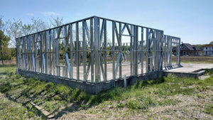Installation of Metal Structure for Exterior Walls of a 320 sqm House Project in Snagov thumbnail