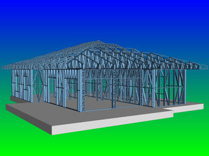 Installation of Metal Structure for Exterior Walls of a 320 sqm House Project in Snagov thumbnail
