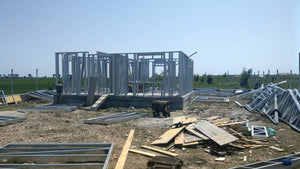 Installation of Metal Structure for a House Project in Domnesti thumbnail