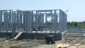 Installation of Metal Structure for a House Project in Domnesti thumbnail