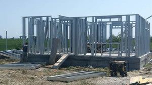 Installation of Metal Structure for a House Project in Domnesti thumbnail
