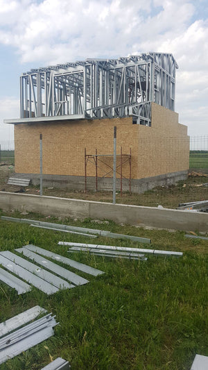 Installation of Metal Structure for a House Project in Domnesti thumbnail