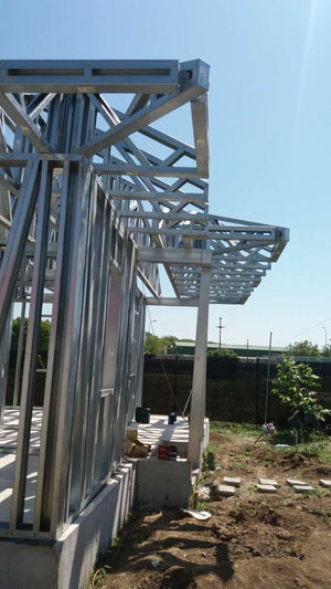 Single-Story 96 sqm Metal Structure House Installation in Magurele thumbnail