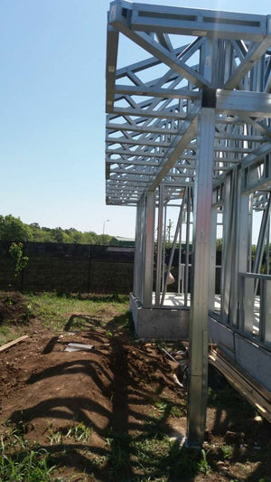 Single-Story 96 sqm Metal Structure House Installation in Magurele thumbnail