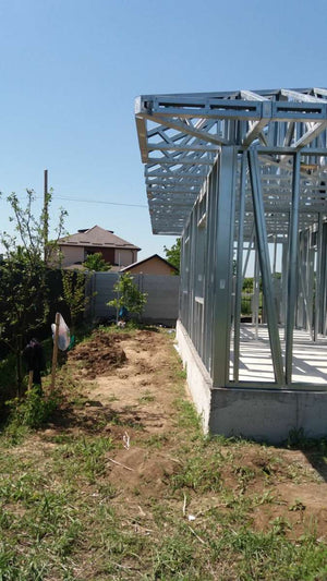 Single-Story 96 sqm Metal Structure House Installation in Magurele thumbnail
