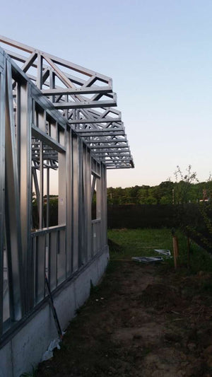 Single-Story 96 sqm Metal Structure House Installation in Magurele thumbnail