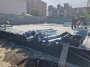 Installation of Light Metal Structure on the Ground Floor for a Two-Story House thumbnail