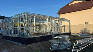 Installation of Light Metal Structure on the Ground Floor for a Two-Story House thumbnail
