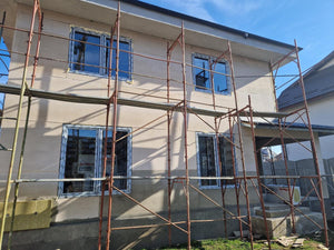 Installation of House Carpentry and Exterior Insulation with Basalt Wool thumbnail