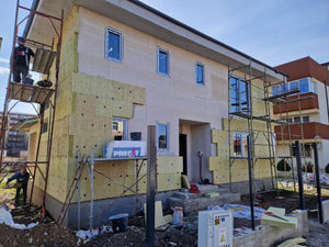 Installation of House Carpentry and Exterior Insulation with Basalt Wool thumbnail