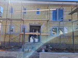 Installation of House Carpentry and Exterior Insulation with Basalt Wool thumbnail