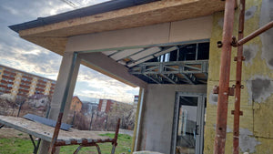 Installation of House Carpentry and Exterior Insulation with Basalt Wool thumbnail