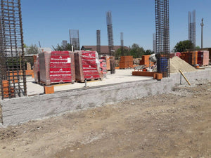 Installation of Columns and Commencement of Masonry for Exterior Walls House 386 sqm thumbnail