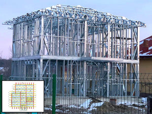 Roof Truss Installation for a Metal Structure House in Snagov thumbnail