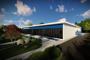 One Storey Commercial Steel Frame Building Construction 006 - building design image 2 thumbnail