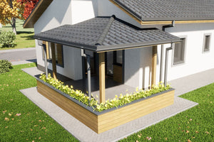 One Storey Steel Frame House With 3 Bedrooms Model 151-096 - house design 7 thumbnail