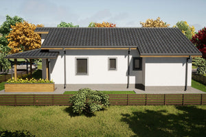 One Storey Steel Frame House With 3 Bedrooms Model 151-096 - house design 8 thumbnail
