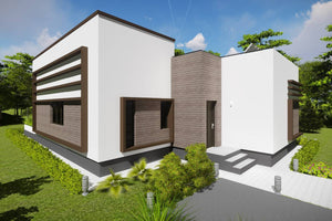 One Story Steel Frame House With Two Bedrooms Number 275-027 - house design picture 2 thumbnail