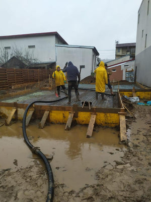 Mechanized Concrete Slab Pouring for a Two-Story House in Bucharest thumbnail