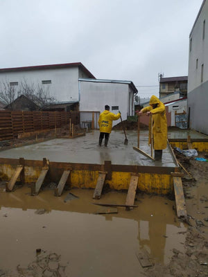 Mechanized Concrete Slab Pouring for a Two-Story House in Bucharest thumbnail