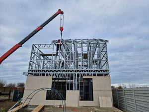 Exterior Cladding of a Metal Structure House with Fiber Cement thumbnail