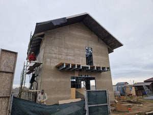Exterior Cladding of a Metal Structure House with Fiber Cement thumbnail