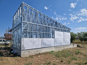Exterior Cladding with Fiber Cement for Houses on a Metal Frame - 122 sqm thumbnail