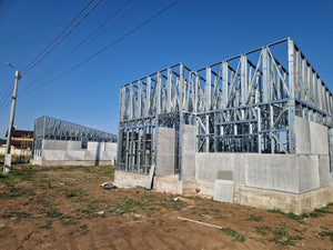 Exterior Cladding with Fiber Cement for Houses on a Metal Frame - 122 sqm thumbnail