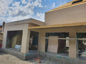 Exterior Cladding with Fiber Cement for a 191 sqm House Project in Sibiu thumbnail