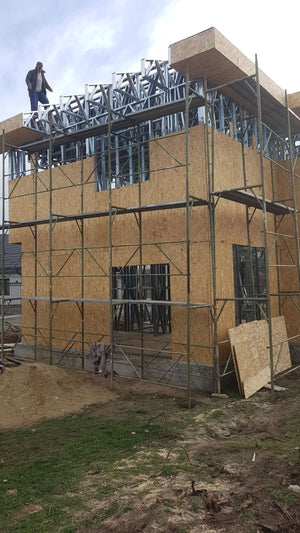 155 sqm House Project at the Exterior Cladding Stage with 15mm OSB thumbnail