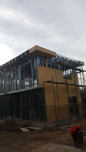 155 sqm House Project at the Exterior Cladding Stage with 15mm OSB thumbnail