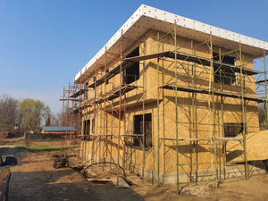 155 sqm House Project at the Exterior Cladding Stage with 15mm OSB thumbnail