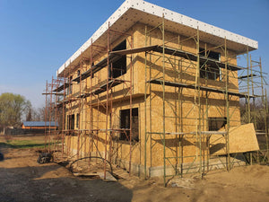 155 sqm House Project at the Exterior Cladding Stage with 15mm OSB thumbnail