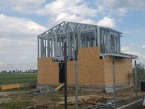 Exterior OSB Cladding in Progress for a House Project in Domnesti thumbnail