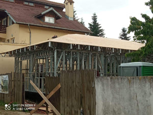 Roof Truss Cladding with 20mm OSB for a Single-story Metal House in Ilfov thumbnail