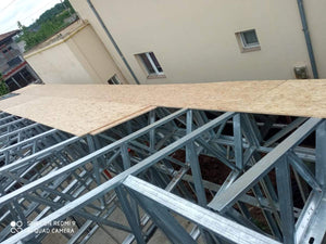 Roof Truss Cladding with 20mm OSB for a Single-story Metal House in Ilfov thumbnail