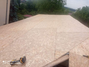 Roof Truss Cladding with 20mm OSB for a Single-story Metal House in Ilfov thumbnail