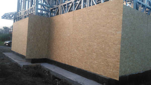 Exterior Cladding for a Metal House with 15mm OSB for a 260 sqm House Project thumbnail